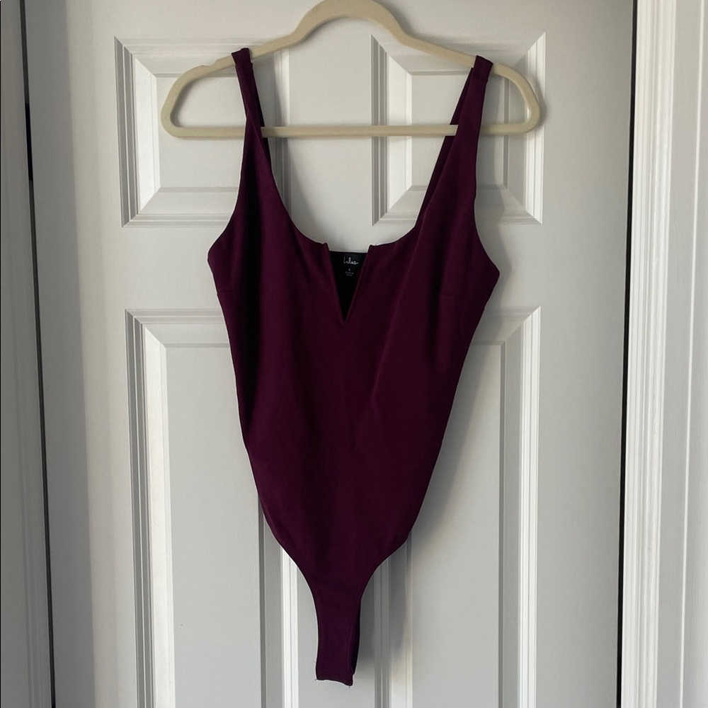 Lulu's Deep Purple Bodysuit